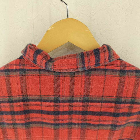 OXBOW フランス製 チェック フランネル ハーフジップ 半袖 トップス メンズ L