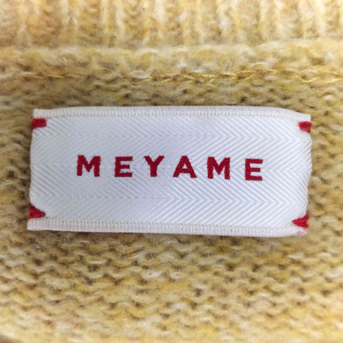 メヤメ MEYAME 25aw フラッフィー ウール プルオーバー レディース FREE