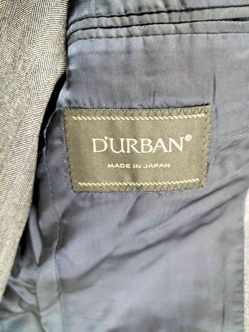 ダーバン DURBAN 2Bテーラードジャケット 3ピース スーツセットアップ メンズ