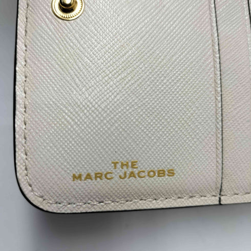 マークジェイコブス MARC JACOBS ダブルJ ロゴプレート マルチカラー SNAPSHOT スナップショット スモールウォレット 二つ折り財布 レディース