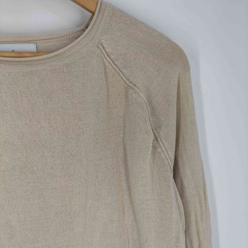MOIA paper yarn knit 紙糸 シアーニット レディース o/s