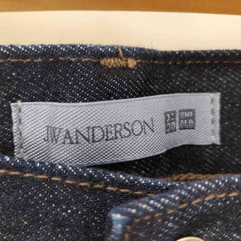 ユニクロジェイダブリューアンダーソン UNIQLO JW ANDERSON 26SS ストレートジーンズ デニムパンツ メンズ 32