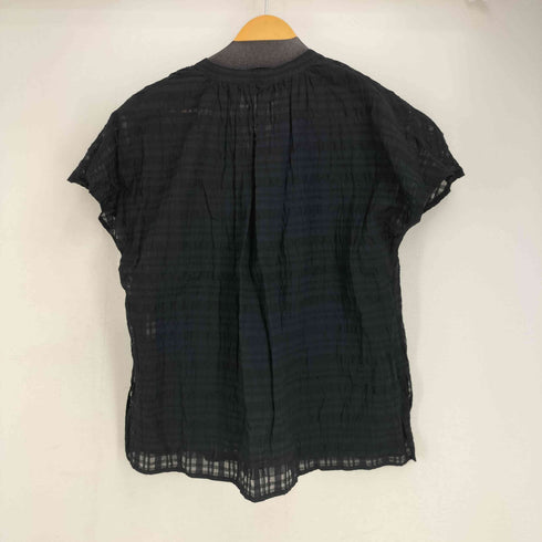 バビロン BABYLONE 24SS シアーチェックブラウス レディース FREE