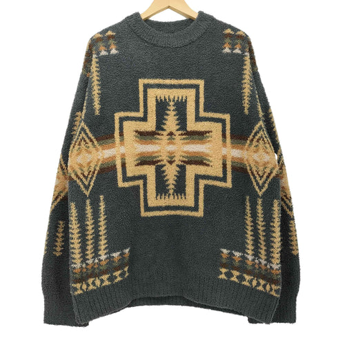 ペンドルトン PENDLETON Double Jacquard Crewneck Pullover クルーネックプルオーバー ハーディング柄 メンズ JPN:L