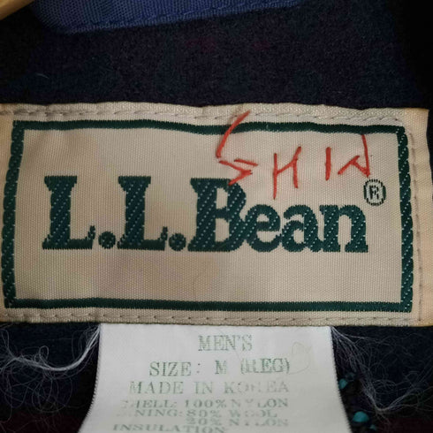 エルエルビーン L.L.Bean 80S 韓国製 裏地フリース ナイロンマウンテンパーカ メンズ import:M