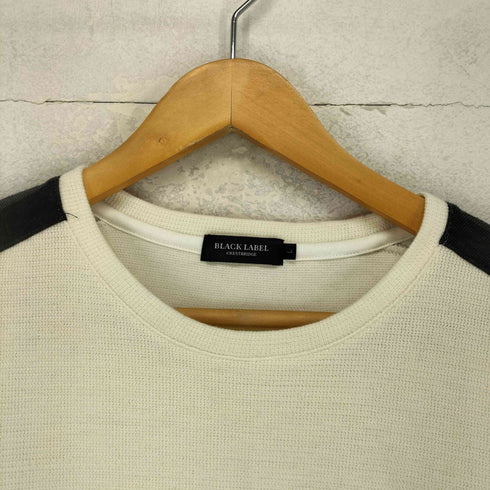 ブラックレーベルクレストブリッジ BLACK LABEL CRESTBRIDGE ショルダーチェックニットソープルオーバー メンズ import:L