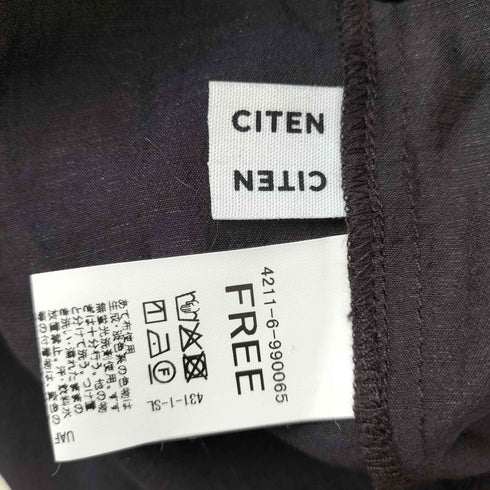 シテン CITEN オーバーサイズドシャツ レディース FREE