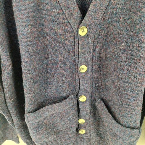 BROWNING SHETLAND ISLANDS製 ウールカーディガン メンズ import:M