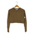 ザラ ZARA ウール クロップド ニットカーディガン レディース import:S