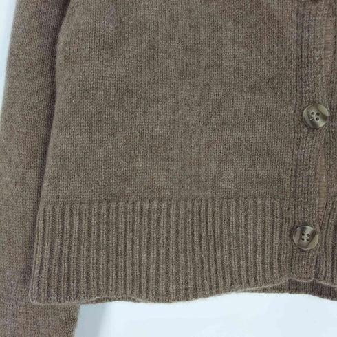 ザラ ZARA ウール クロップド ニットカーディガン レディース import:S
