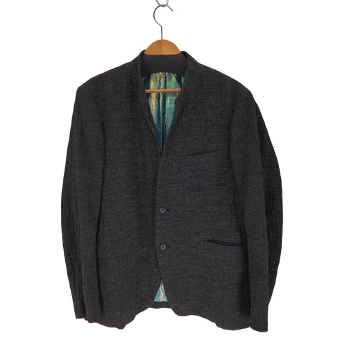 イッセイミヤケメン ISSEY MIYAKE MEN 14AW リネン混 オーロラノーカラージャケット メンズ 2