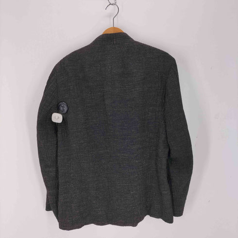 イッセイミヤケメン ISSEY MIYAKE MEN 14AW リネン混 オーロラノーカラージャケット メンズ 2