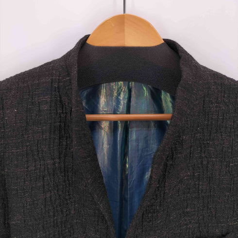 イッセイミヤケメン ISSEY MIYAKE MEN 14AW リネン混 オーロラノーカラージャケット メンズ 2