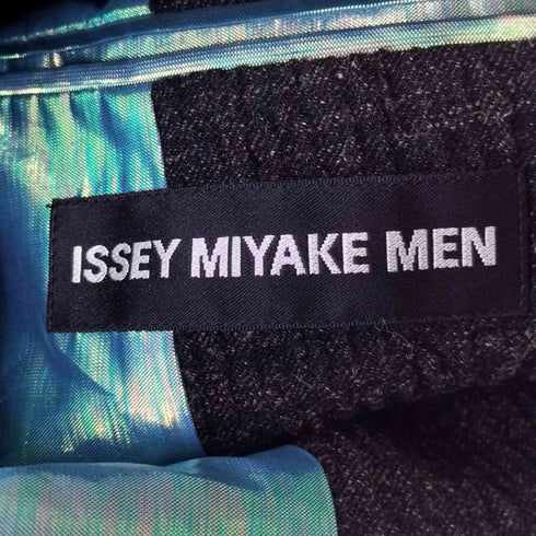 イッセイミヤケメン ISSEY MIYAKE MEN 14AW リネン混 オーロラノーカラージャケット メンズ 2