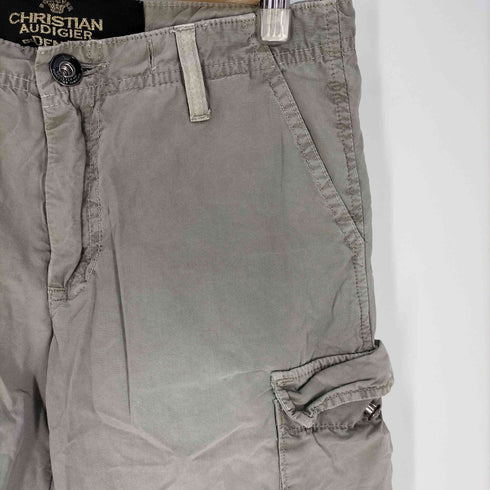 CHRISTIAN AUDIGIER 裾ボタン ニーパッド カーゴパンツ Y2K レディース W29/L32