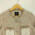 シンシアローリー Cynthia Rowley ツイードビジューロングジャケット レディース JPN:3