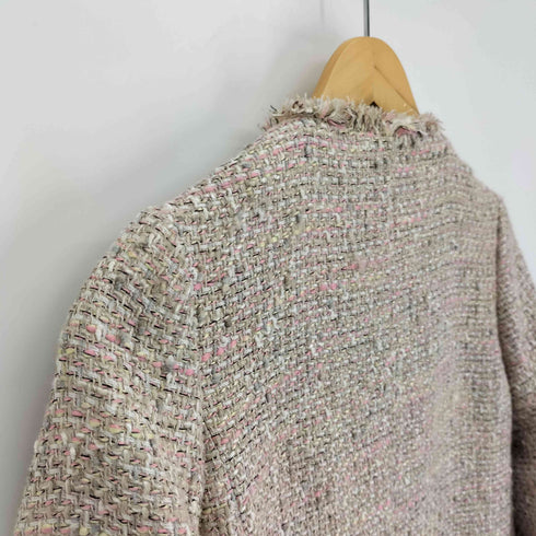 シンシアローリー Cynthia Rowley ツイードビジューロングジャケット レディース JPN:3