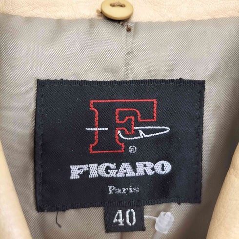FIGARO カウレザー ミドルコート レディース JPN:40