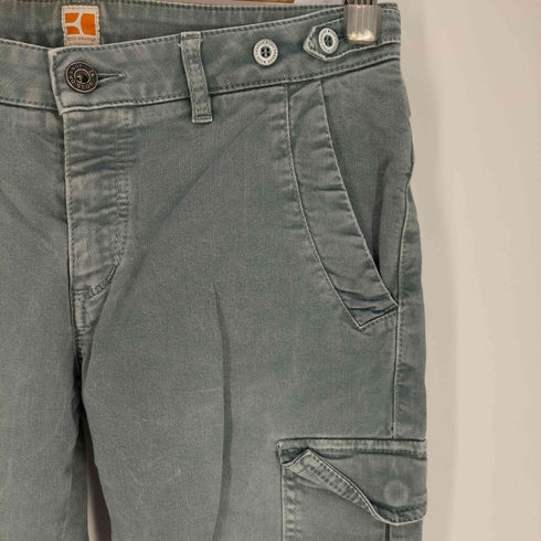 ボスオレンジ BOSS ORANGE SLIM FIT 裾ジップ ローライズ カーゴパンツ Y2K メンズ US:28-29