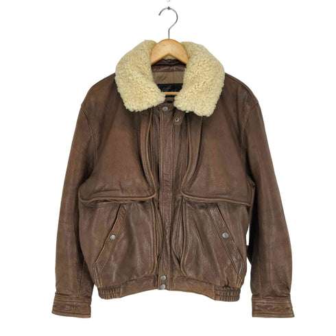 ROBERT COMSTOCK lamb leather ラムレザー ボアレザージャケット メンズ 40
