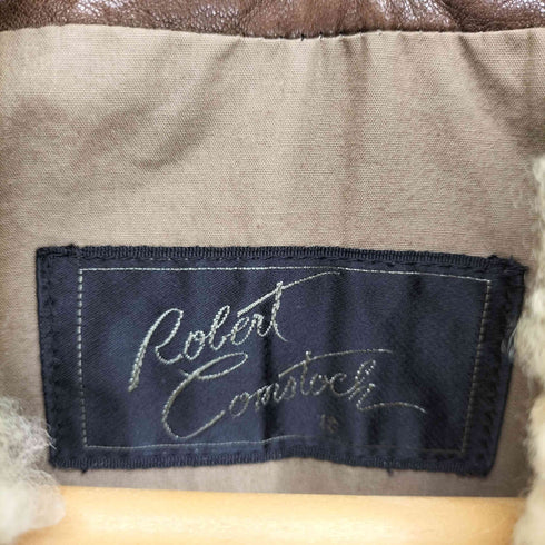 ROBERT COMSTOCK lamb leather ラムレザー ボアレザージャケット メンズ 40