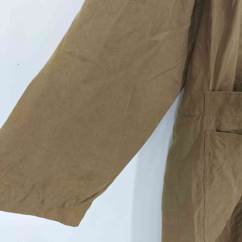 als シルク100% チェスターコート メンズ FREE