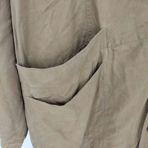 als シルク100% チェスターコート メンズ FREE