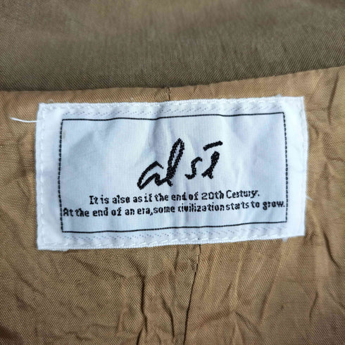 als シルク100% チェスターコート メンズ FREE