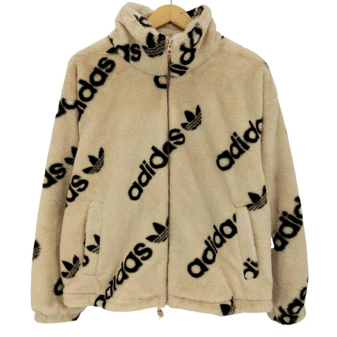 アディダスオリジナルス adidas Originals CR Fur Jacket モノグラム フェイクファー ジャケット レディース import:L