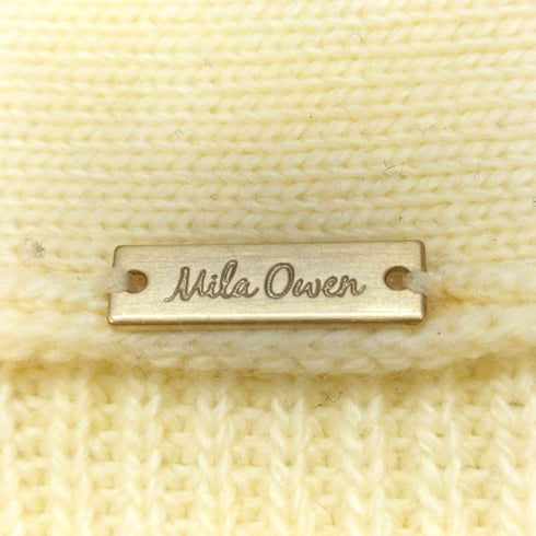 ミラオーウェン Mila Owen 金釦クルーネックニットカーディガン レディース JPN:1