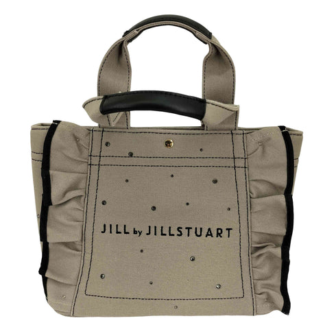 ジルバイジルスチュアート JILL by JILLSTUART フリル キャンバス ハンドバッグ レディース