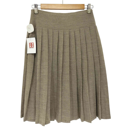 マックスマーラ MAX MARA イタリア製 白タグ ラメ プリーツスカート レディース JPN:40