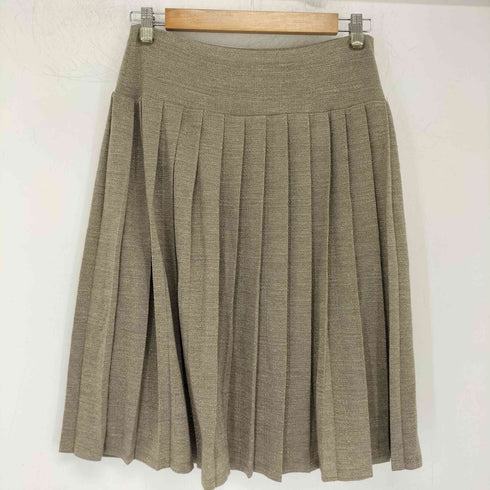 マックスマーラ MAX MARA イタリア製 白タグ ラメ プリーツスカート レディース JPN:40