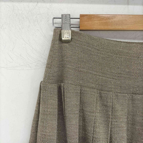 マックスマーラ MAX MARA イタリア製 白タグ ラメ プリーツスカート レディース JPN:40