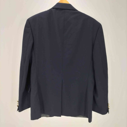 アクアスキュータム AQUASCUTUM MASTERS GOLF PURE VIRGIN WOOL バージンウール 2B テーラード ジャケット 紺ブレ メンズ