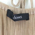 ダブルクローゼット w closet S/S リボンデザインワンピース レディース