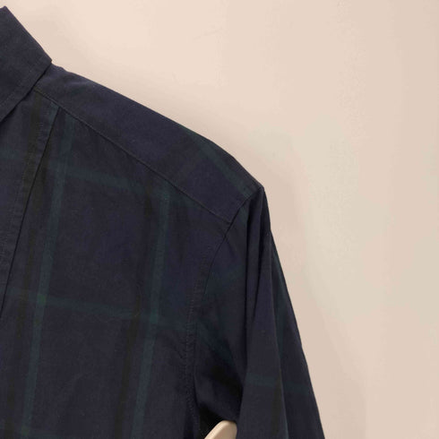カラービーコン kolor BEACON 16AW ナイロン切替 ドローコード チェック L/S シャツ メンズ JPN:1
