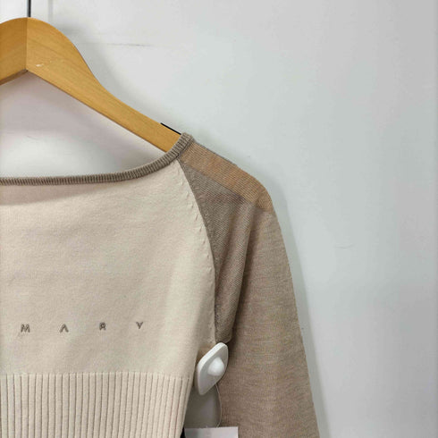 アンドマリー AND MARY Amari knit tops mocha brown ニット レディース FREE