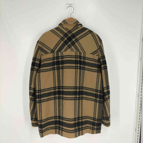 ジェイクルー J.CREW ウールナイロンチェック柄 ジップアップジャケット メンズ import:L