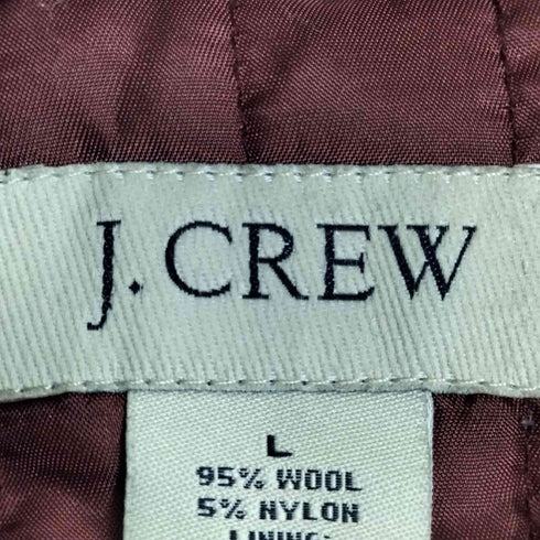 ジェイクルー J.CREW ウールナイロンチェック柄 ジップアップジャケット メンズ import:L