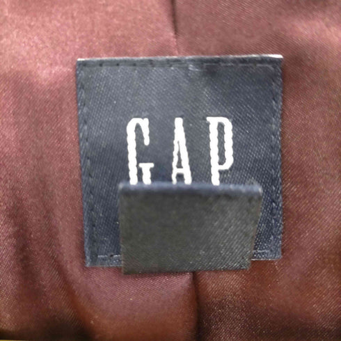 ギャップ Gap 00S 05AW 紺タグ OLD ベルベット ベロア クロップド ショート テーラード ジャケット Y2K レディース 8