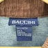 BACCINI ヘラジカ ワッペン 襟コーデュロイ ジップアップ デニム カバーオール ジャケット レディース import:L