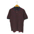 ポロバイラルフローレン Polo by RALPH LAUREN ポニー刺繍 ボーダー柄 S/S ポロシャツ メンズ import:XL