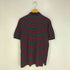ポロバイラルフローレン Polo by RALPH LAUREN ポニー刺繍 ボーダー柄 S/S ポロシャツ メンズ import:XL