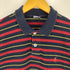 ポロバイラルフローレン Polo by RALPH LAUREN ポニー刺繍 ボーダー柄 S/S ポロシャツ メンズ import:XL