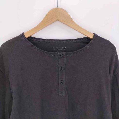 オールセインツ ALLSAINTS ヘンリーネックカットソー メンズ import:L