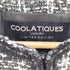 COOLA TIQUES LUXURY LIMITED EDITION ツイード切替 ノーカラー ワッペン 中綿 ロングコート レディース JPN:38
