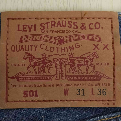 リーバイス Levis 90S 93年製 USA製 552刻印 サンアンジェロ工場 501 デッドストック メンズ W31/L36
