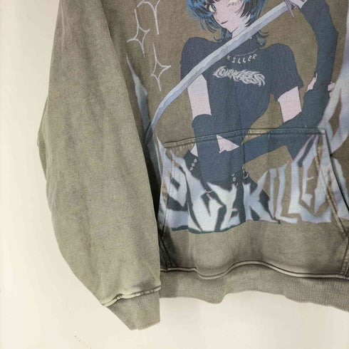 LOVE KILLER グラフィックパーカー レディース