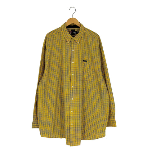 チャップスラルフローレン CHAPS RALPH LAUREN 90s EASY CARE チェック ボタンダウンシャツ メンズ 3XLT
